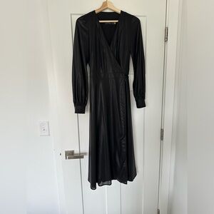 Polo Ralph lauren wrap midi dress